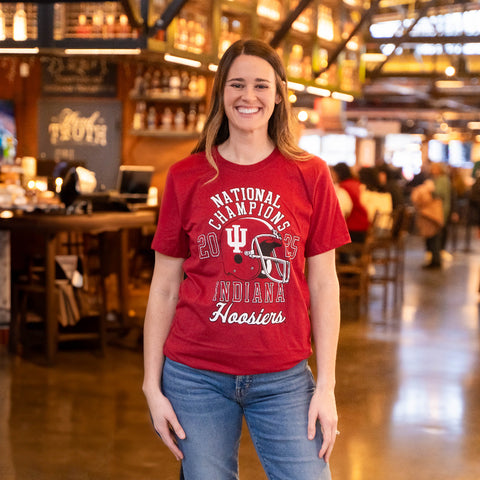 2025 Indiana National Champions Crimson Tee