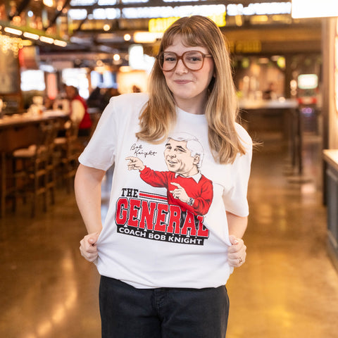 Bob Knight Heavyweight Caricature