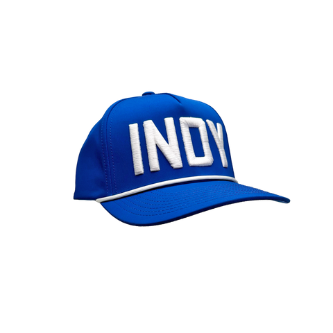 INDY Football Golf Hat Blue