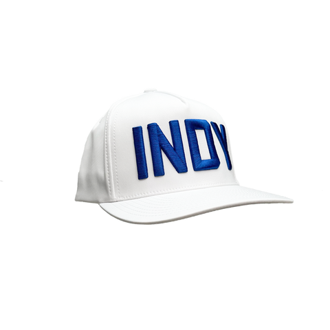 INDY Football Golf Hat White