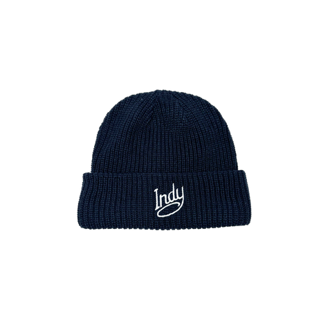 Visit Indy Mogul Beanie Navy