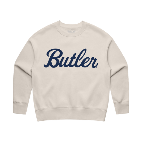 Butler Script Womens Relax Crewneck