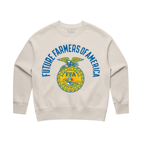 FFA Arch Logo Womens Relax Crewneck