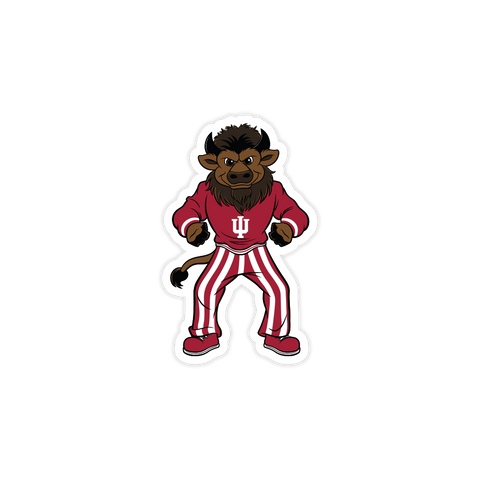 Hoosier The Bison Sticker