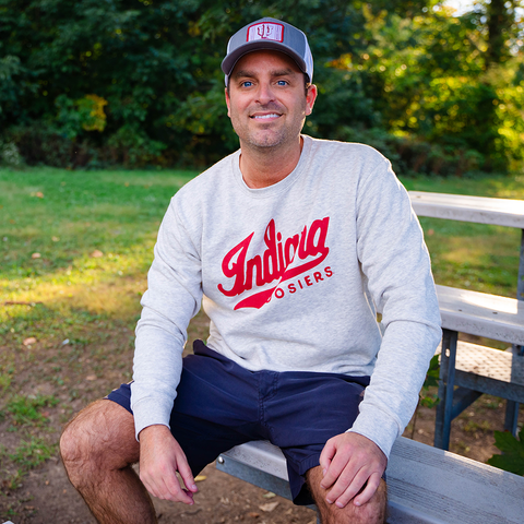 Openindiana Merchandise Indiana Hoosiers Oatmeal Crewneck Sweatshirt | Indiana University – The ...
