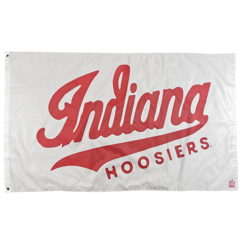 Indiana Script Flag Indiana Hoosiers Flag 3x5 | Indiana University