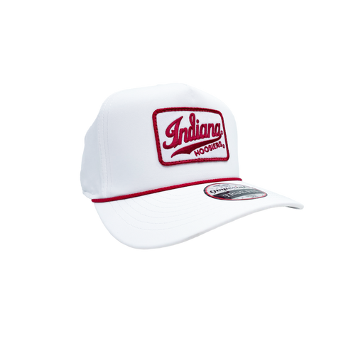 Indiana Hoosiers Patch Rope Hat White