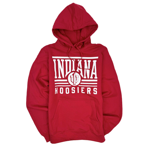 Indiana Hoosiers Dropshadow Crimson Hoodie