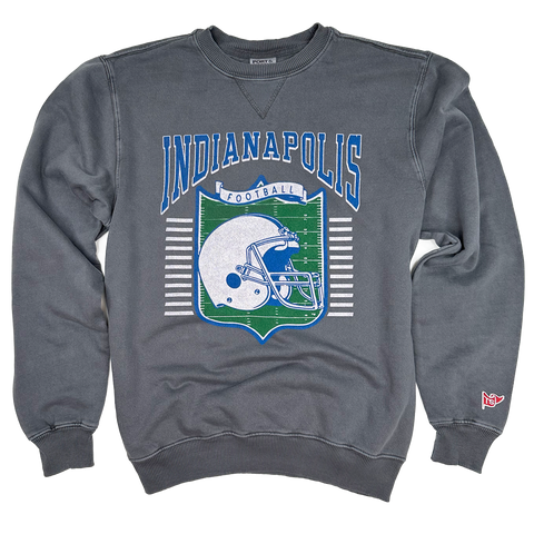 Indianapolis Football Shield Washed Sweatshirt