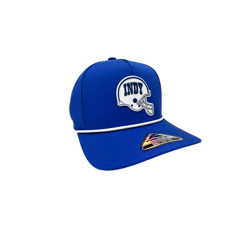 Indy Football Midfield Helmet PVC Patch Hat