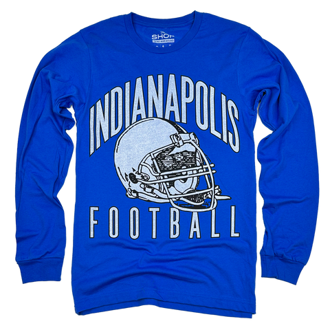 Old School Indy Football Long Sleeve