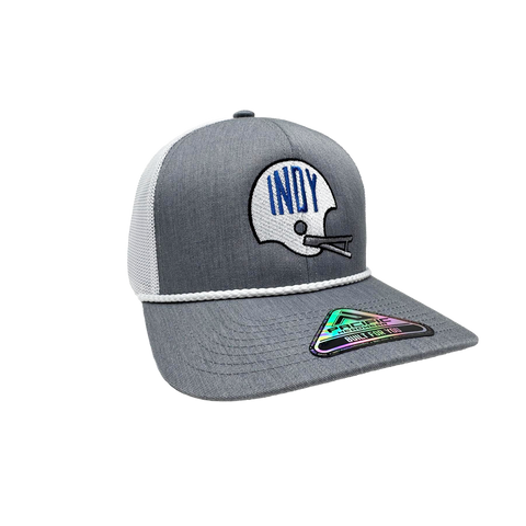 Indy Football Helmet 80s Rope Trucker