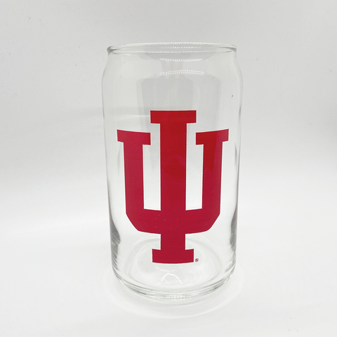 IU Logo Glass