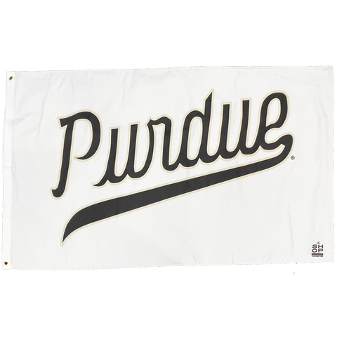 Purdue Basketball Script Flag