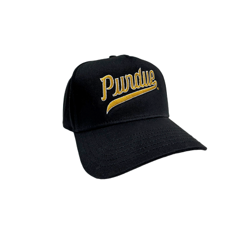 Script Gold Purdue Purdue Basketball Script Legend Black Hat – The Shop Indy