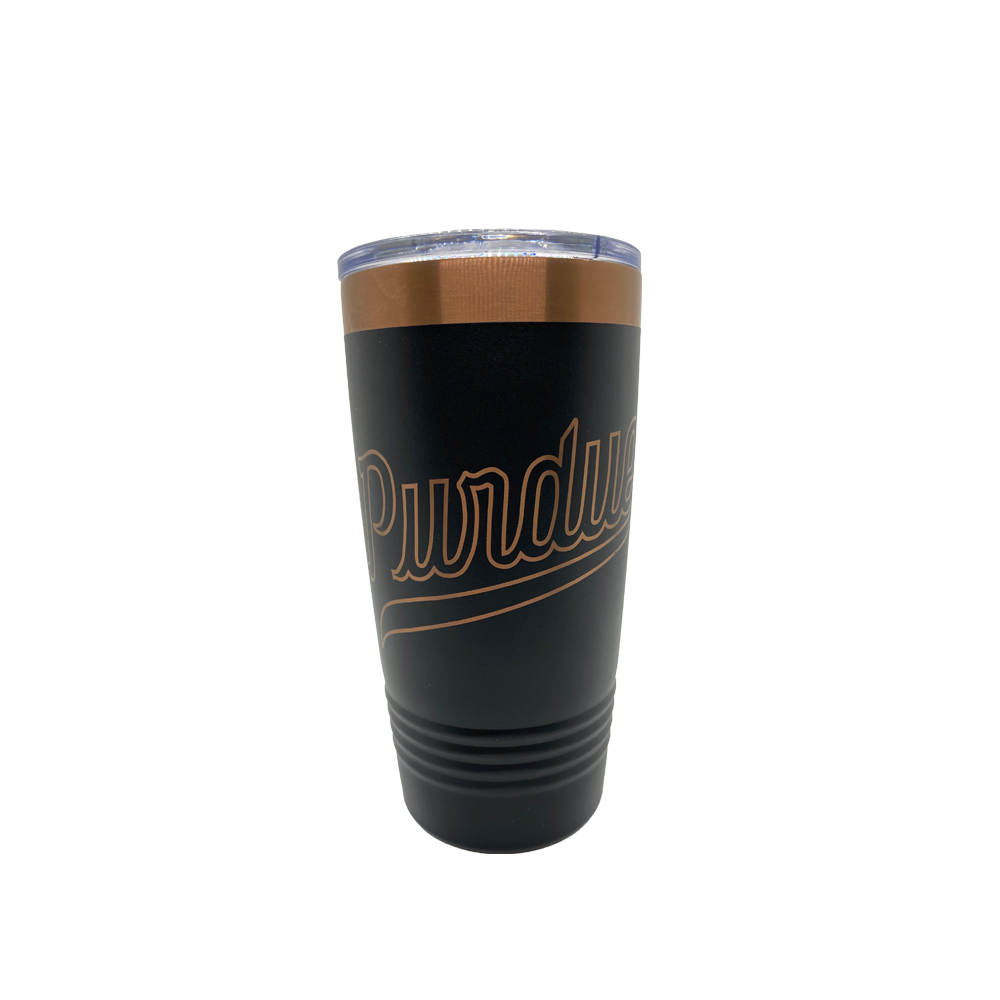 Purdue Basketball Script Rose Gold Tumbler – The Shop Indy