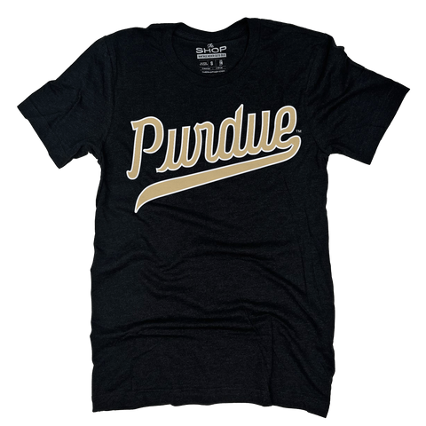 Script Gold Purdue Purdue Basketball Script Alternate T-Shirt | Purdue University – The ...