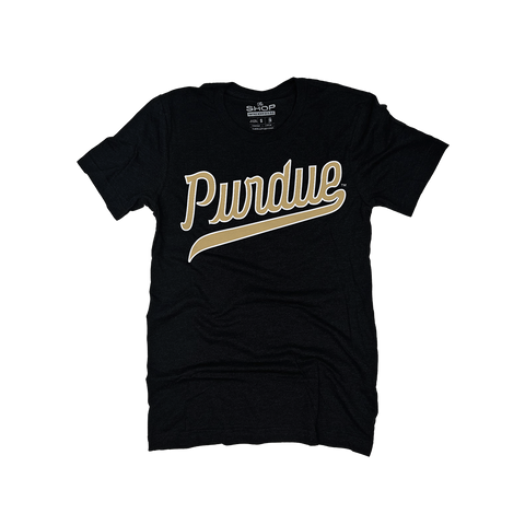 Script Gold Purdue Purdue Basketball Script Alternate Youth T-Shirt – The Shop Indy