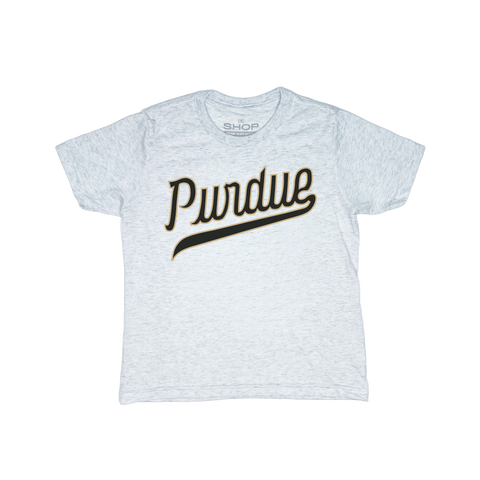 Purdue Basketball Script Tee Youth