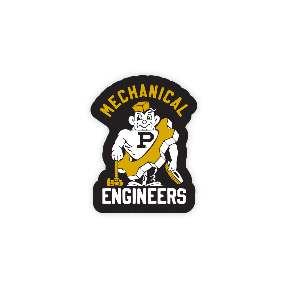 Purdue Mechanical Engineering Sticker Purdue mechanical engineering sticker