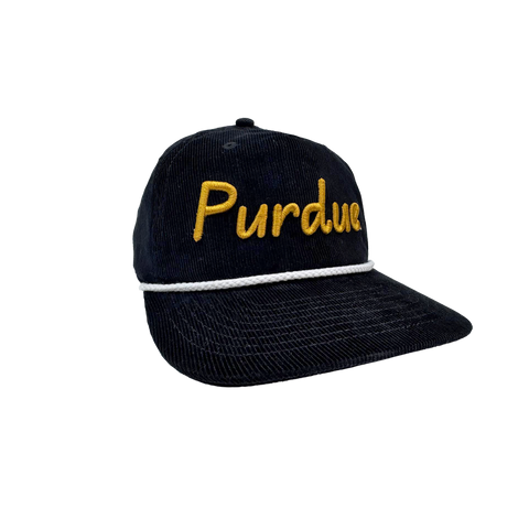Purdue Script General Corduroy Hat