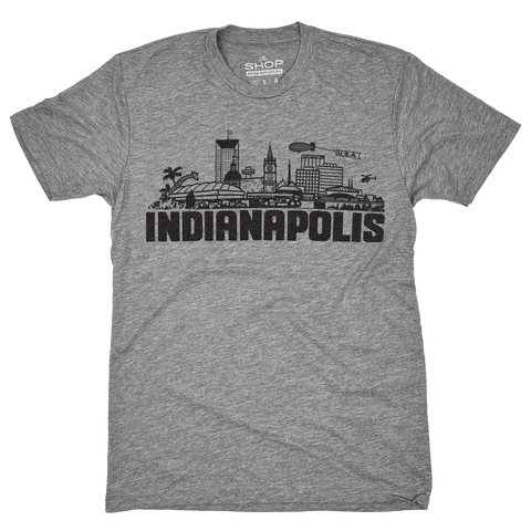 Vintage Indianapolis Skyline