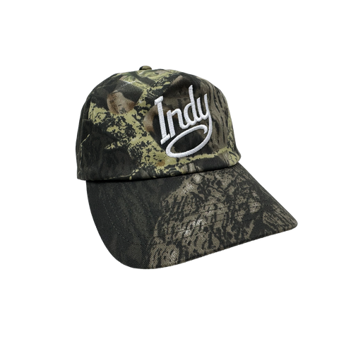 Visit Indy Soft Camo Hat