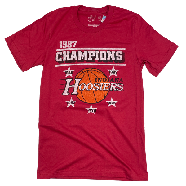Indiana 1987 Champs T-shirt | Indiana | Officially Licensed