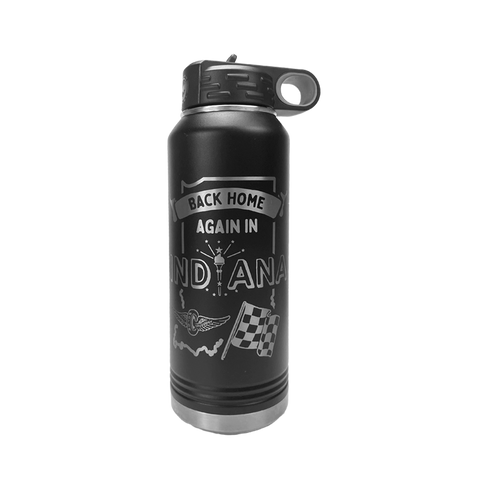 Back Home Again in Indiana Insulated Water Bottle
