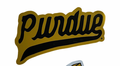 Purdue Basketball Script Sticker