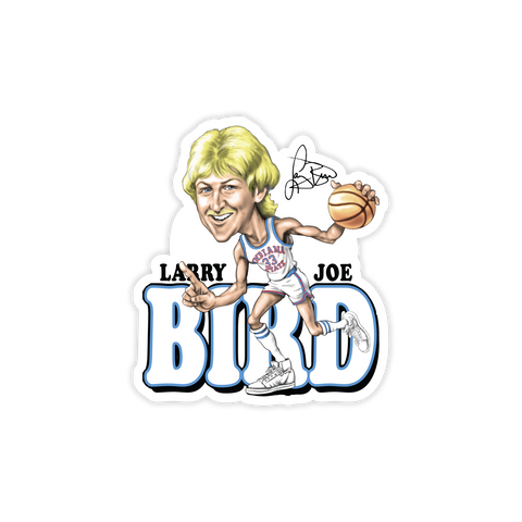 Larry Bird ISU Caricature Sticker