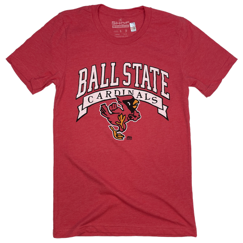Cardinals Vintage Charlie Red T Shirt Ball State