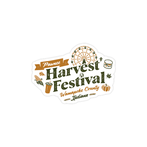Pawnee Harvest Festival Sticker