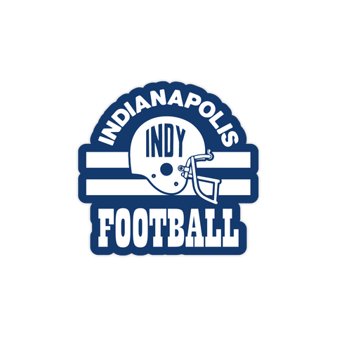 Indianapolis Football 22 Sticker