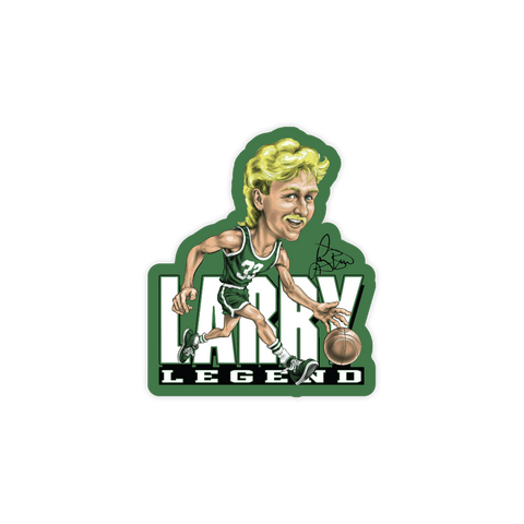 Larry Legend Caricature Sticker
