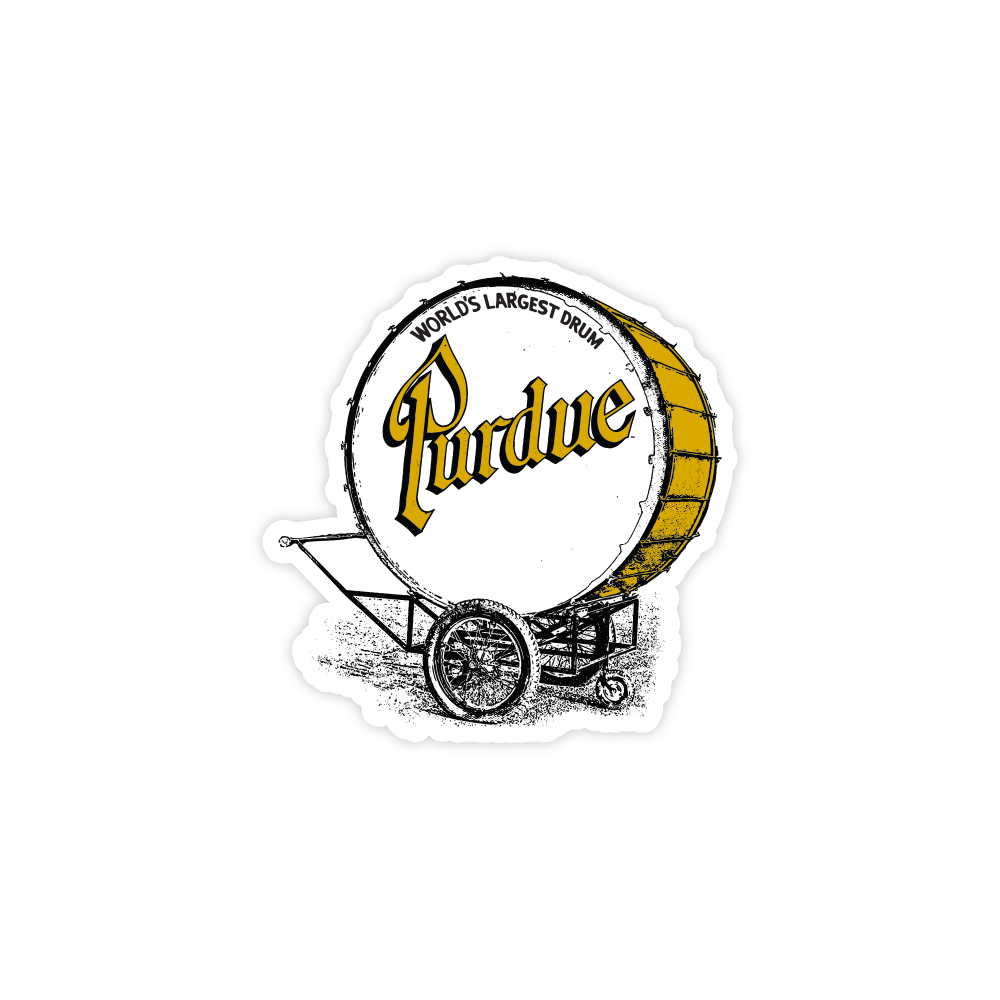 Purdue Big Drum Sticker | ButikkenPurdue Big Drum Sticker | Butikken  