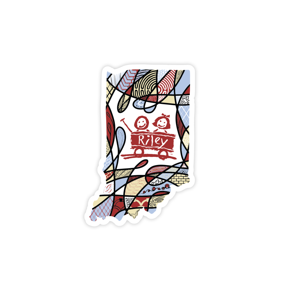 Riley Indiana Sticker | The Shop
