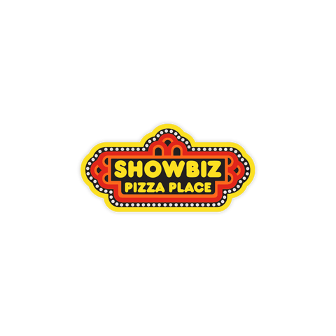 Showbiz Pizza Place Sticker