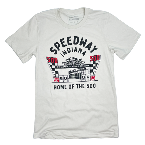 Icon Sports Official Indy 500 T-Shirt - Men's Indianapolis Motor Speedway Racing Tee (Black Multi, X-Large)