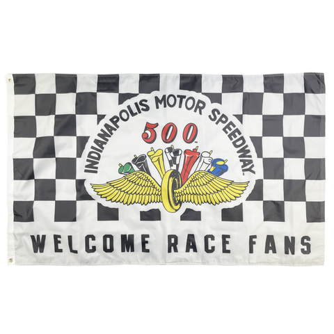 Welcome Race Fans IMS Flag